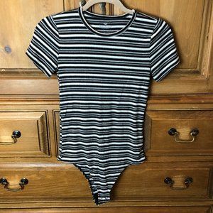 Hollister Soft Material Striped Bodysuit